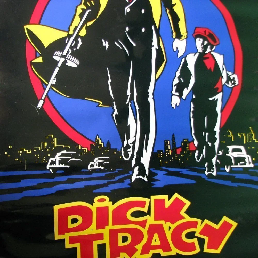 Vintage Dick Tracy Movie Poster Original RARE